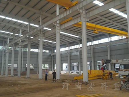 河南宏科重工機械設備有限公司新廠(chǎng)址建設即將竣工